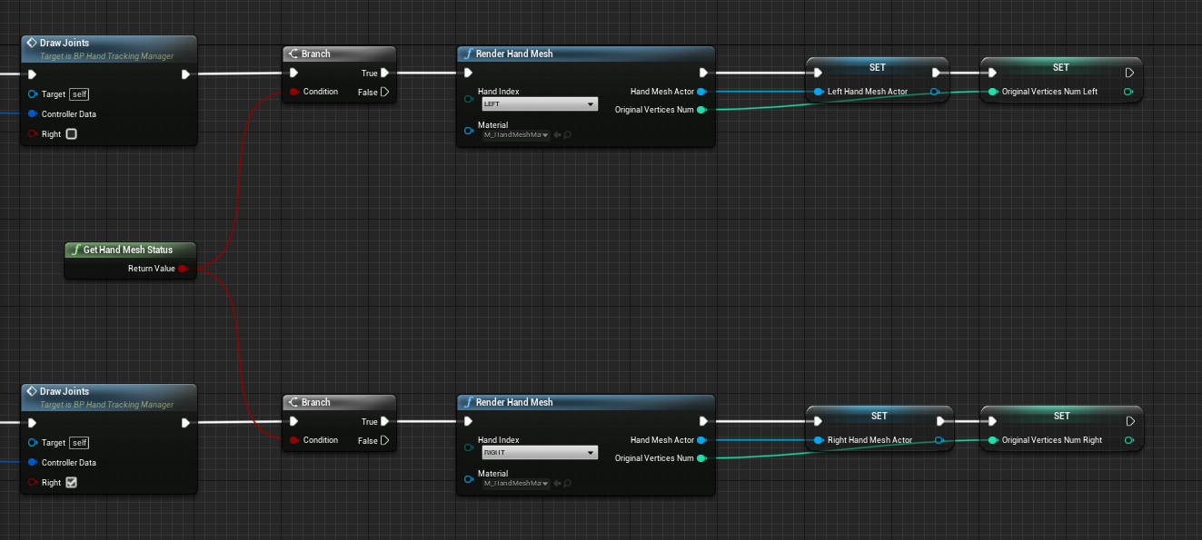 Hand tracking manager