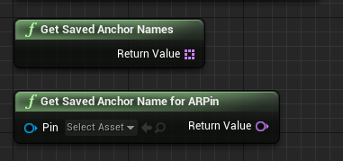 Additional local anchor blueprint functions