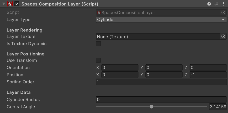 Composition Layer Component Cylinder