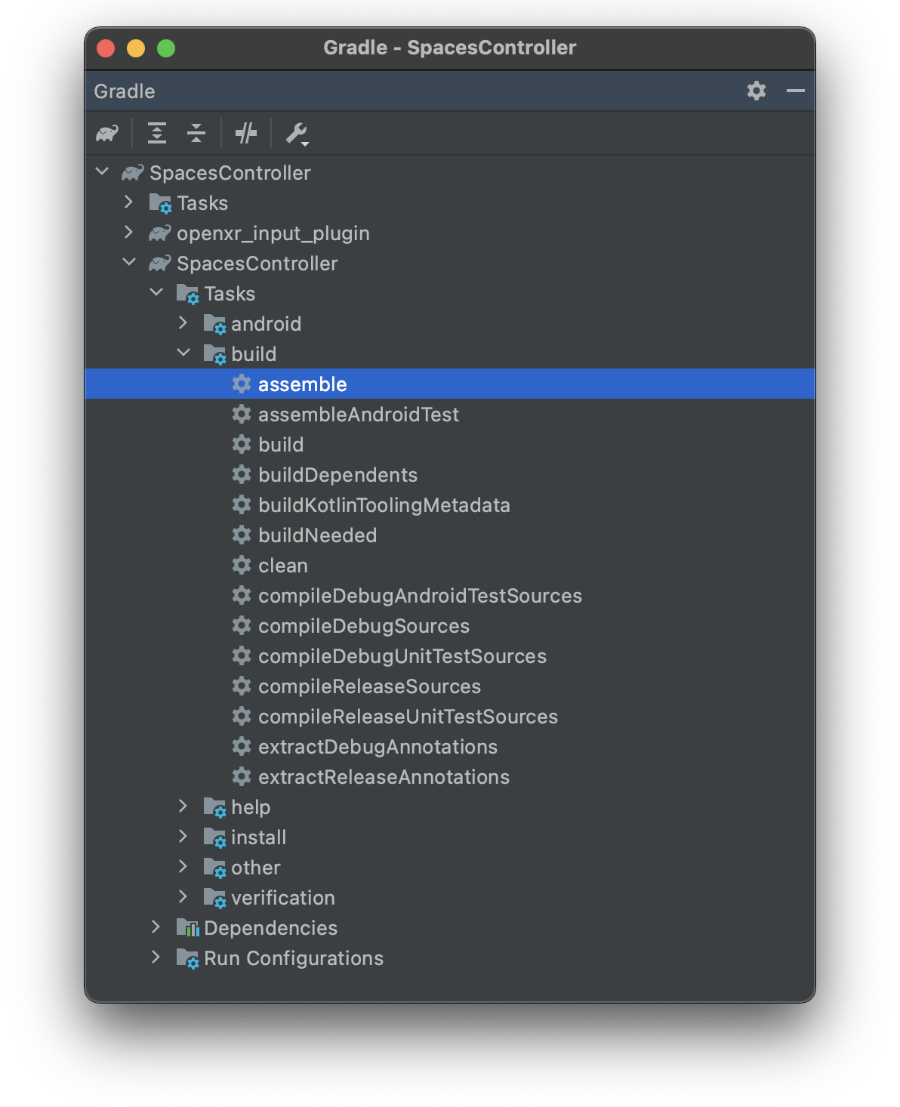 Build custom controller project in Android Studio