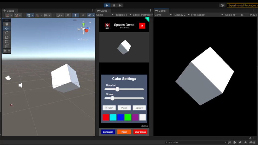 Unity In-Editor View