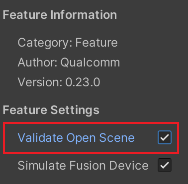 OpenXR Features including new Fusion Feature