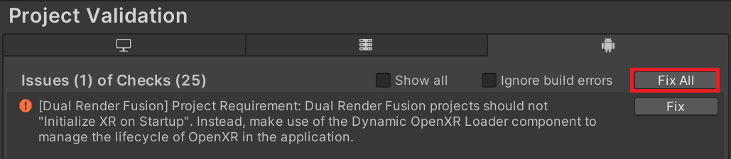 Dual Render Fusion Features Validator