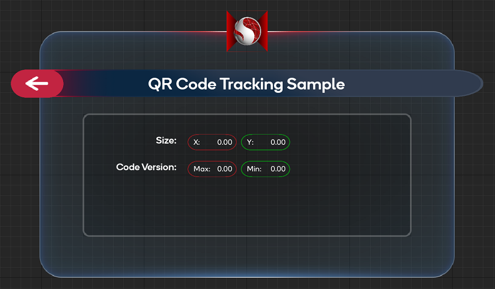 QR Code Tracking UI